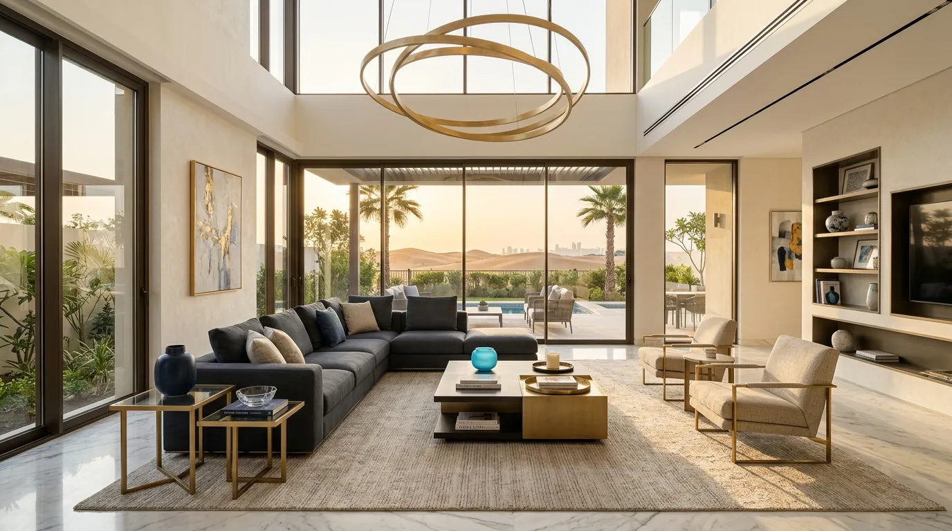 Luxury villa living room by ART NOVO