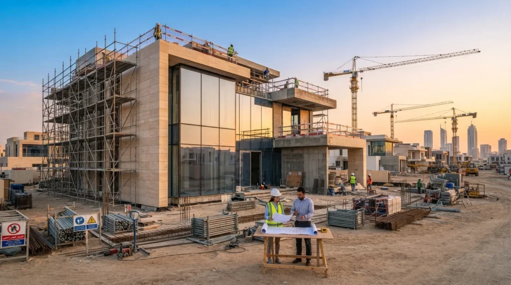 luxury villa construction in abu dhabi